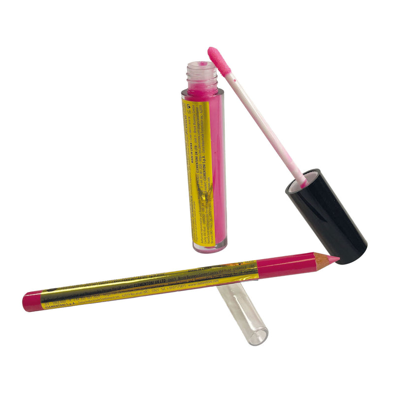 Load image into Gallery viewer, Clementoni crazy chic lipgloss en lippotlood pink power, 2st.