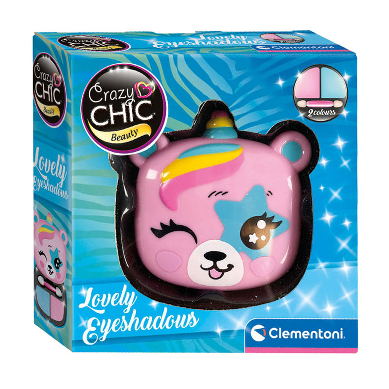 Afbeelding laden in galerijviewer, Clementoni crazy chic oogschaduw in make-up doosje beer