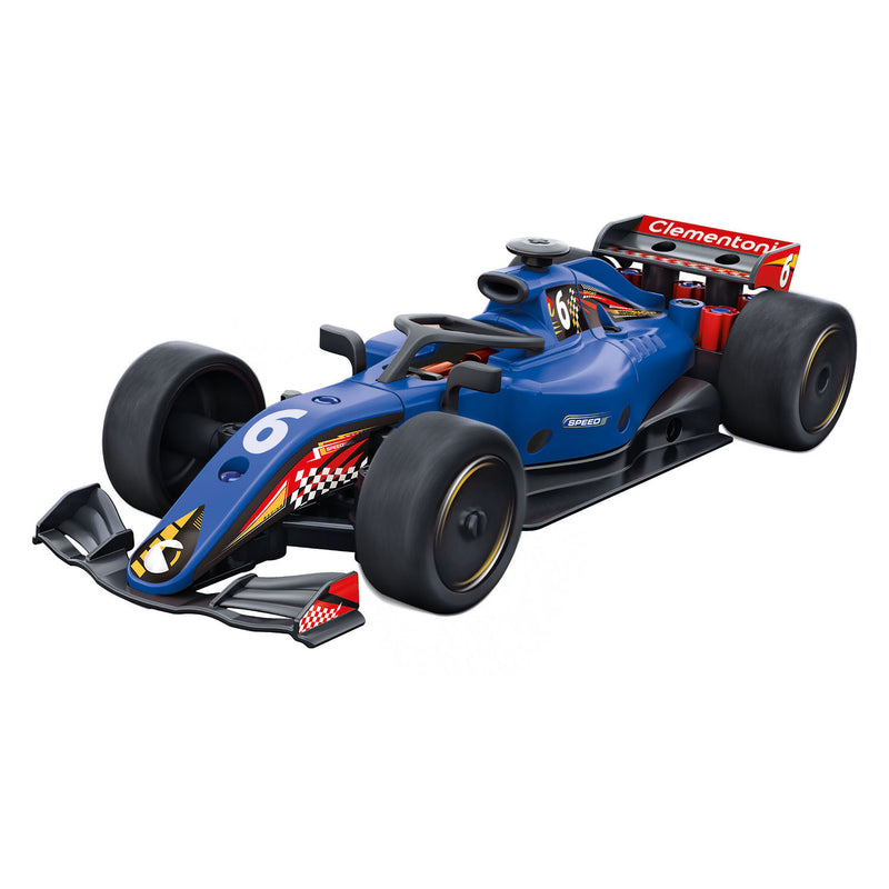 Afbeelding laden in galerijviewer, Clementoni wetenschap en spel - mechanics raceauto of go kart 2in1 bouwset - 100+dlg.