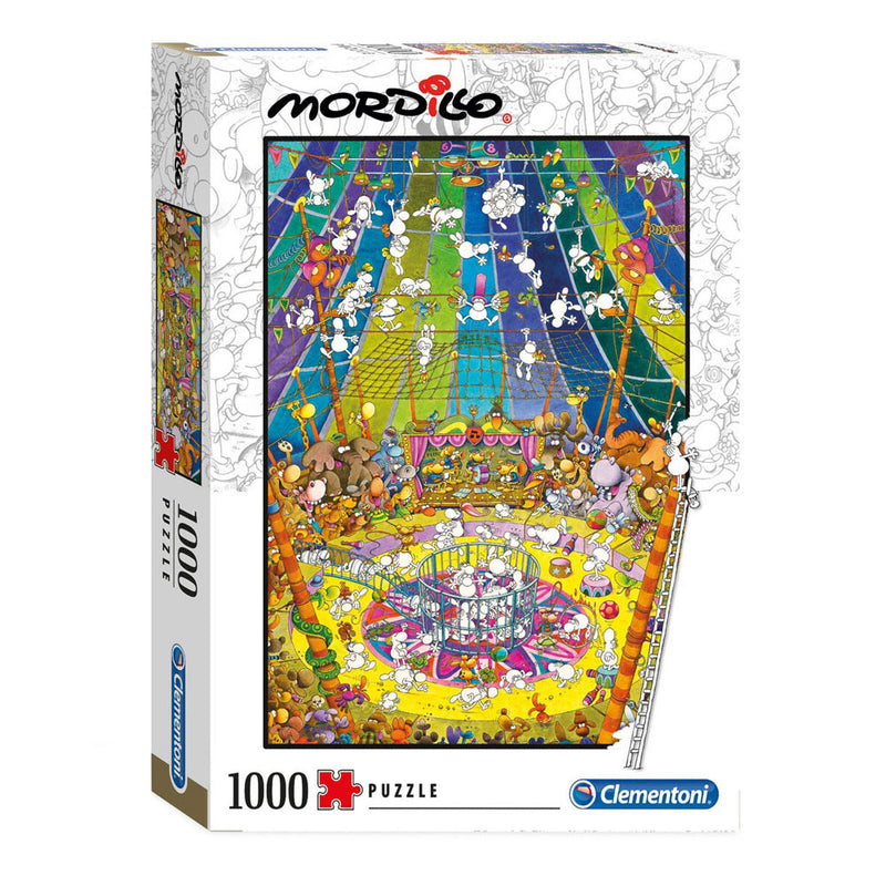 Load image into Gallery viewer, Clementoni legpuzzel mordillo the show, 1000st.