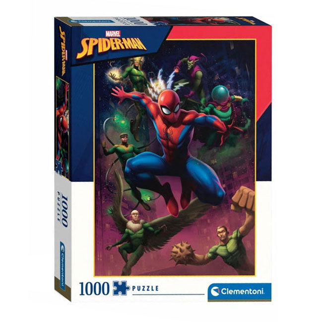 Load image into Gallery viewer, Clementoni legpuzzel marvel spiderman, 1000st.