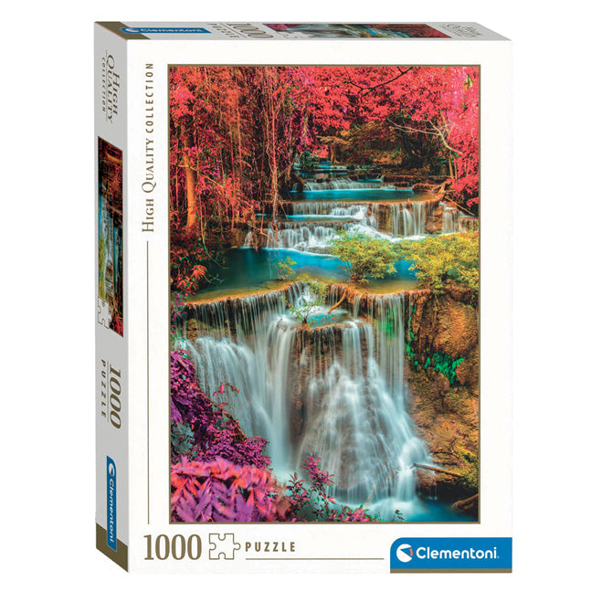 Afbeelding laden in galerijviewer, Clementoni legpuzzel colourful thai falls, 1000st.