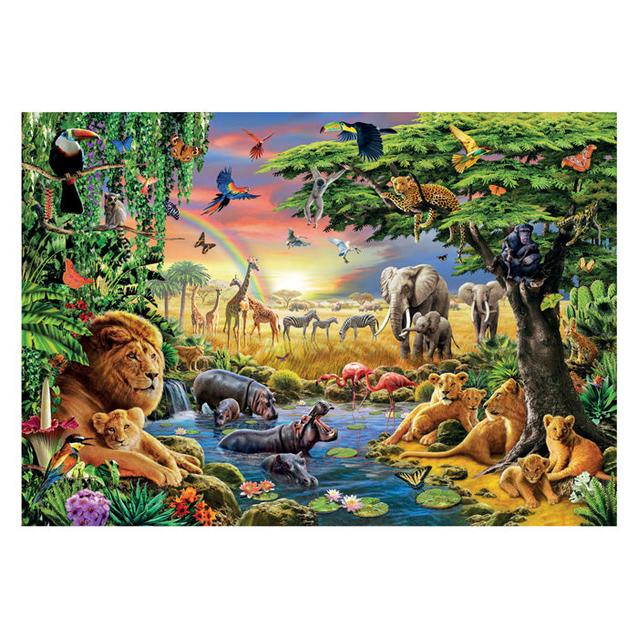 Load image into Gallery viewer, Clementoni legpuzzel the african gathering, 2000st.