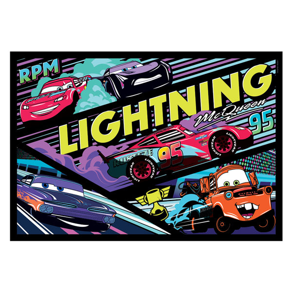 Load image into Gallery viewer, Clementoni legpuzzel super color glowing lights - cars, 104st.