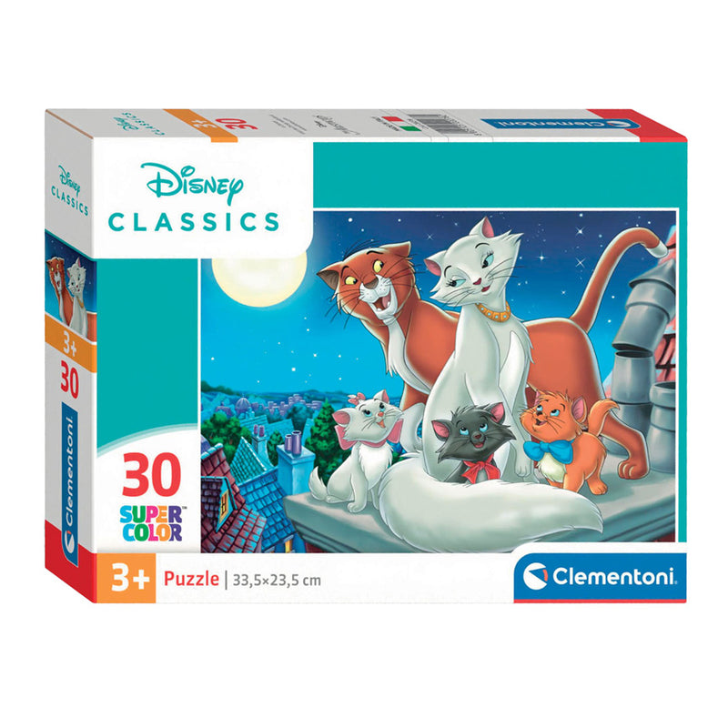 Load image into Gallery viewer, Clementoni legpuzzel super color disney dieren, 30st.