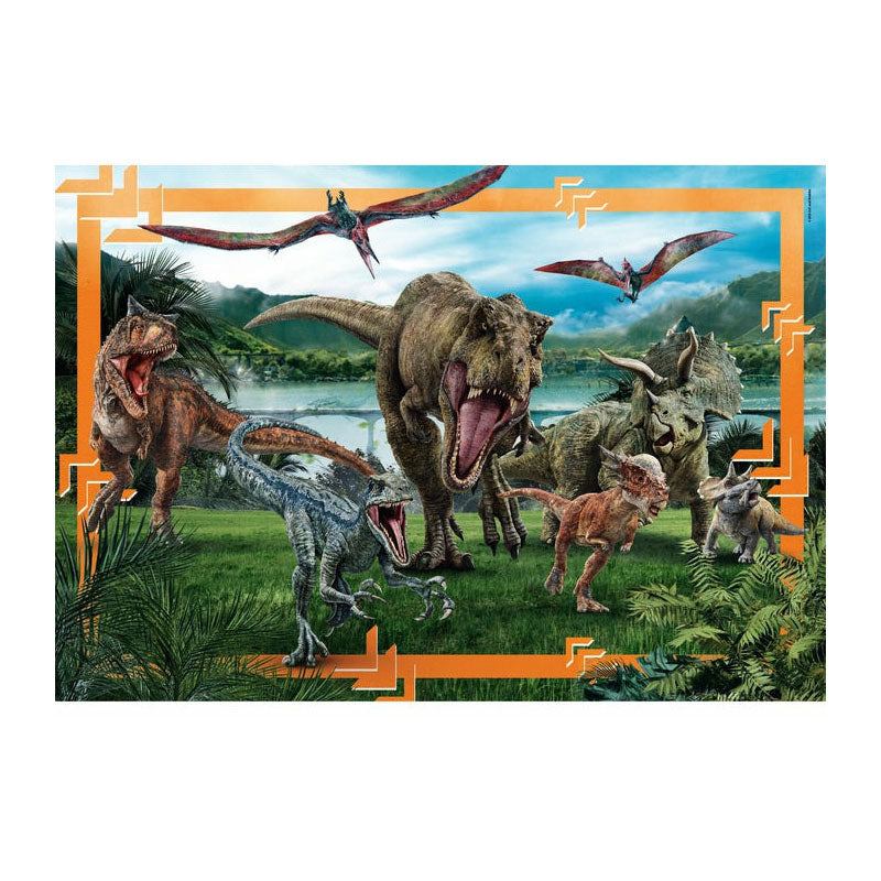 Load image into Gallery viewer, Clementoni legpuzzel super color maxi jurassic world, 104st.