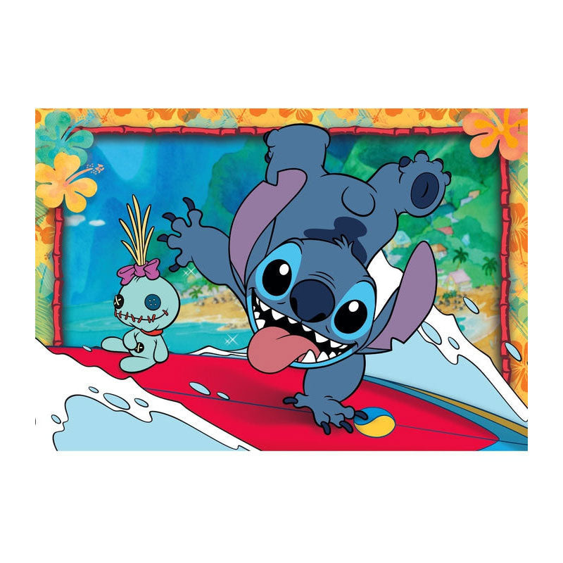Load image into Gallery viewer, Clementoni legpuzzel super color disney stitch, 2x20st.