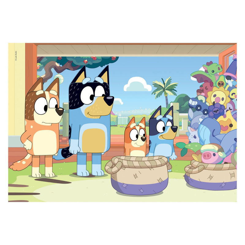 Load image into Gallery viewer, Clementoni legpuzzel super color bluey, 2x20st.