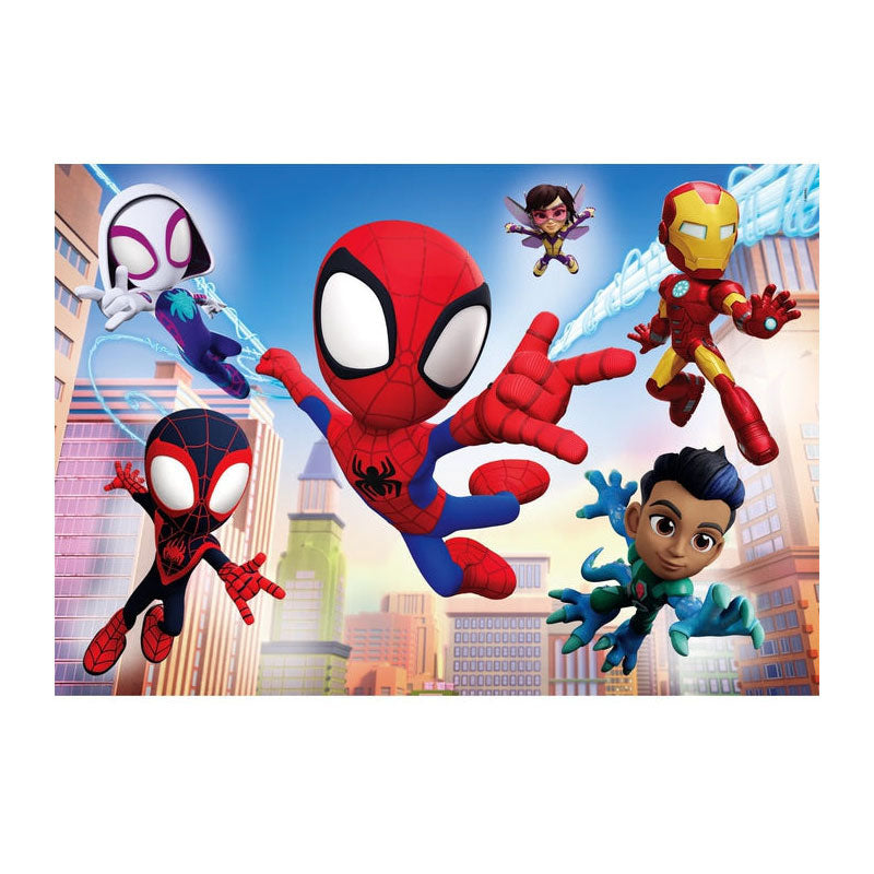 Load image into Gallery viewer, Clementoni puzzel 2x60pcs spidey and his amazing friends =2023==blocco licenza=