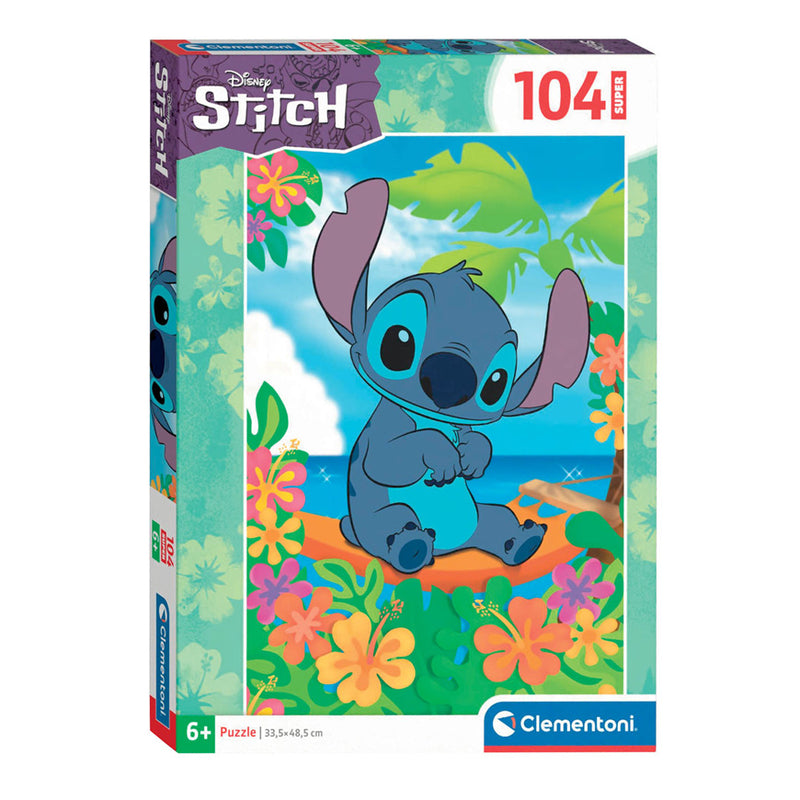 Load image into Gallery viewer, Clementoni legpuzzel super color disney stitch ii, 104st.
