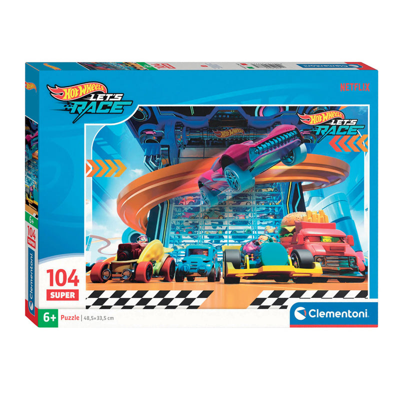 Load image into Gallery viewer, Clementoni legpuzzel super color hot wheels ii, 104st.