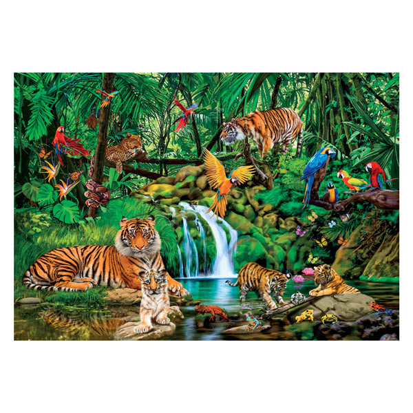 Load image into Gallery viewer, Clementoni legpuzzel super color the jungle retreat, 300st.