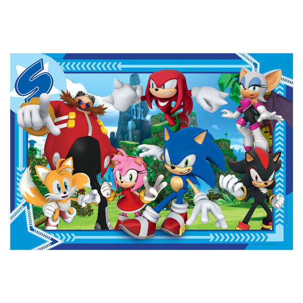 Load image into Gallery viewer, Clementoni legpuzzel super color sonic, 300st.