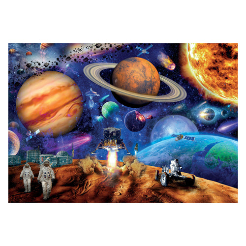 Load image into Gallery viewer, Clementoni legpuzzel super color space mission, 300st.