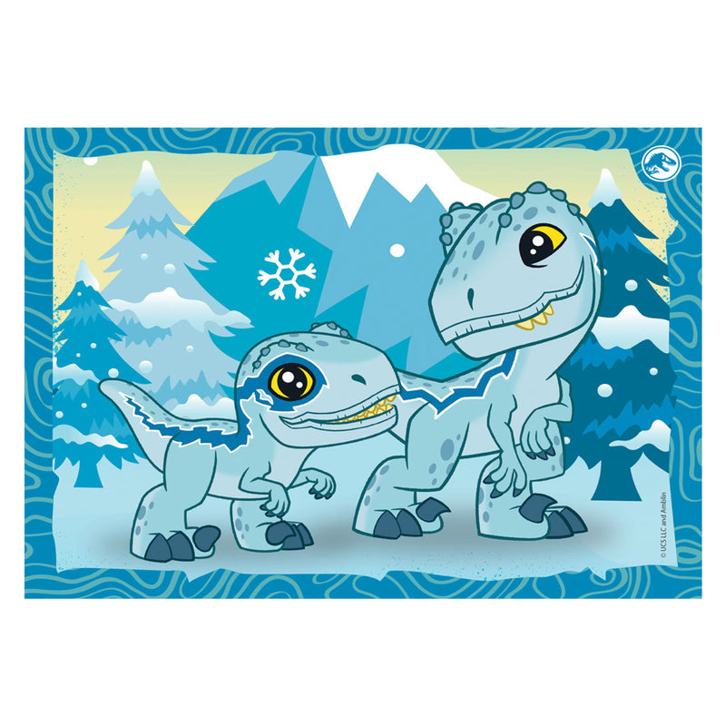 Load image into Gallery viewer, Clementoni legpuzzel 4in1 jurassic world