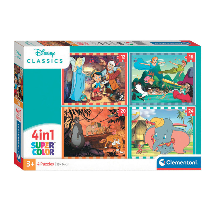 Load image into Gallery viewer, Clementoni legpuzzel 4in1 disney animals
