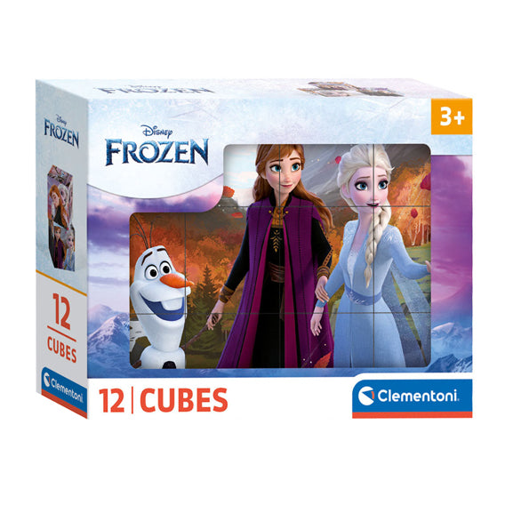 Load image into Gallery viewer, Clementoni blokpuzzel frozen, 12st.