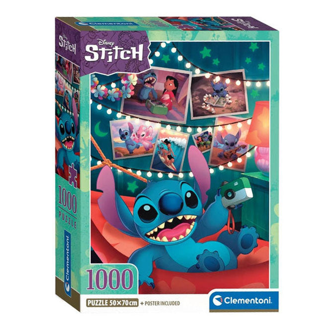 Load image into Gallery viewer, Clementoni legpuzzel disney stitch, 1000st.