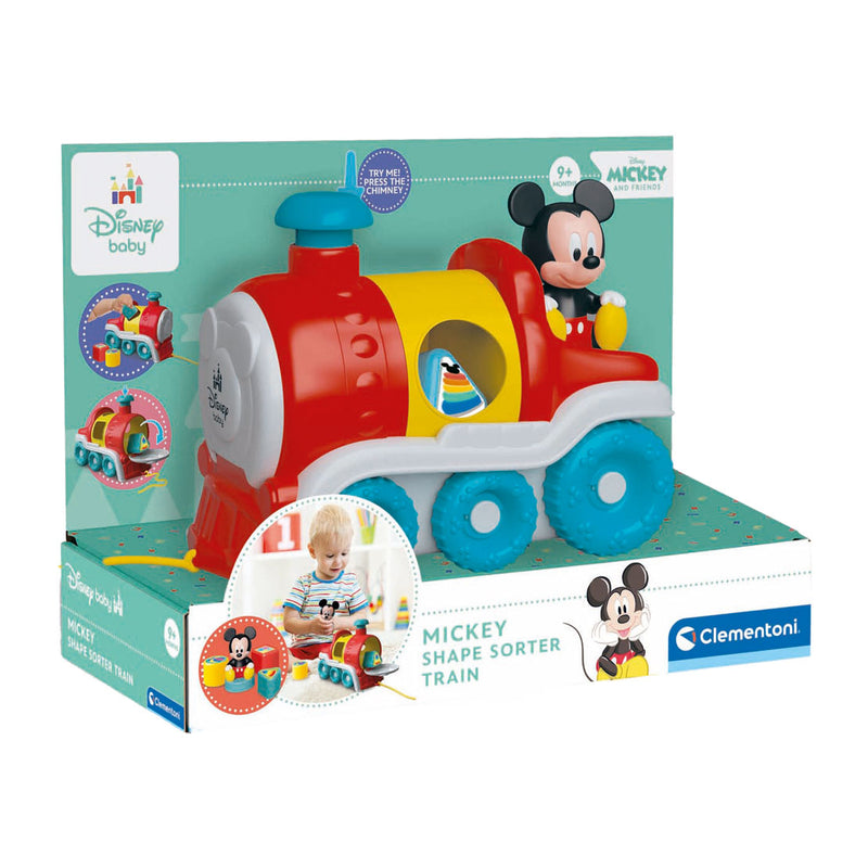 Load image into Gallery viewer, Clementoni baby - disney vormenstoof mickey mouse trein, 5dlg.