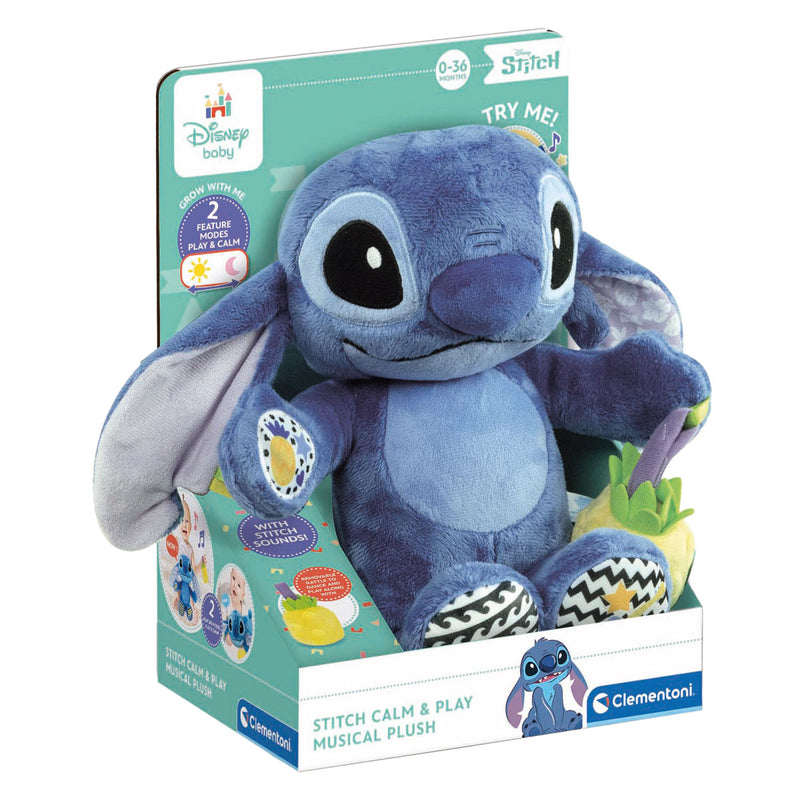Afbeelding laden in galerijviewer, Clementoni baby - disney stitch interactieve knuffel pluche