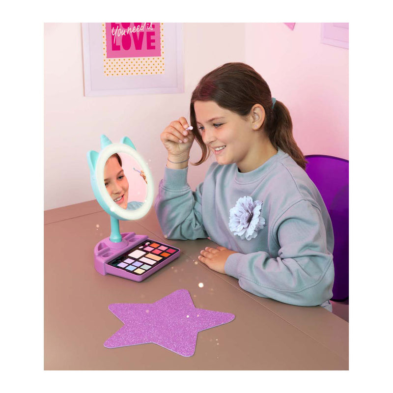 Load image into Gallery viewer, Clementoni crazy chic - lichtspiegel - make-up spiegel voor kinderen - make-up bewaren - vanaf 6 jaar