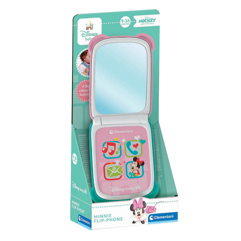 Afbeelding laden in galerijviewer, Clementoni baby disney minnie mouse telefoon inklapbaar