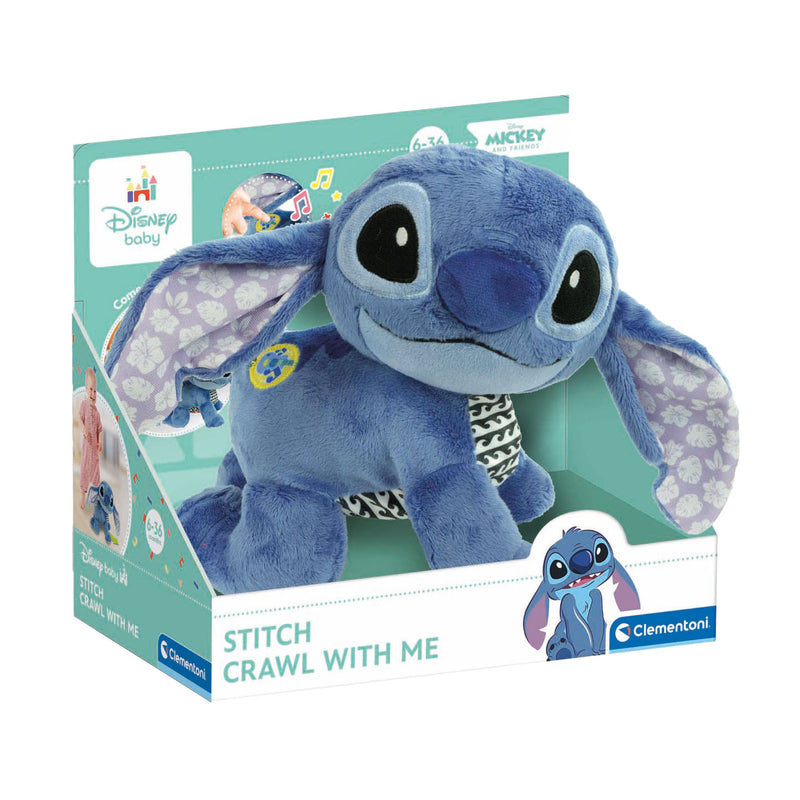 Load image into Gallery viewer, Clementoni baby disney stitch kruipende interactieve knuffel