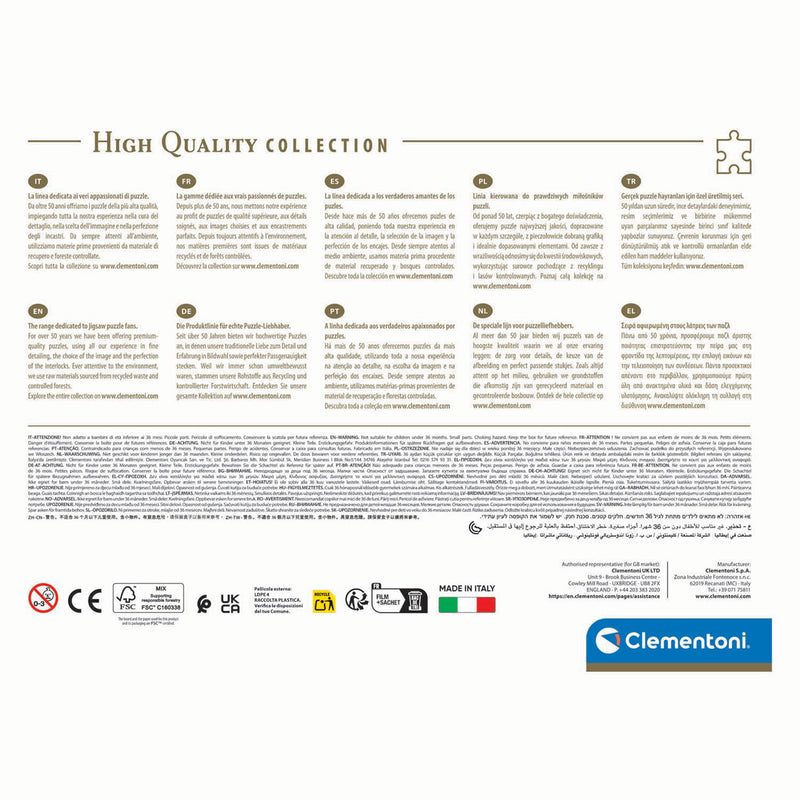 Load image into Gallery viewer, Clementoni legpuzzel kunstwerken olifanten carnaval, 500st.