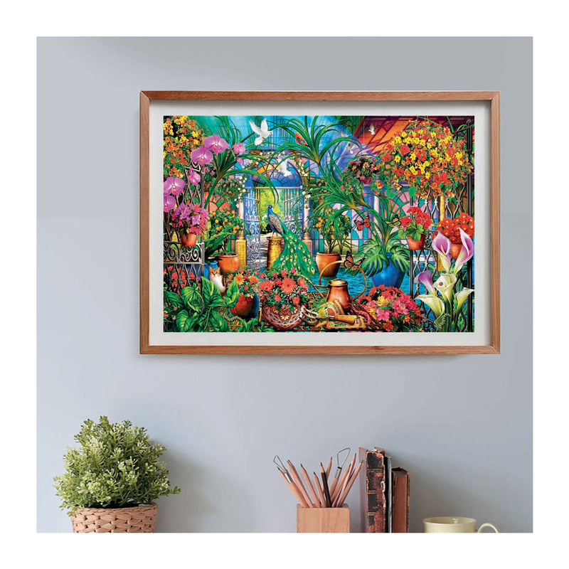 Afbeelding laden in galerijviewer, Clementoni legpuzzel kunstwerken the greenhouse caretakers, 500st.