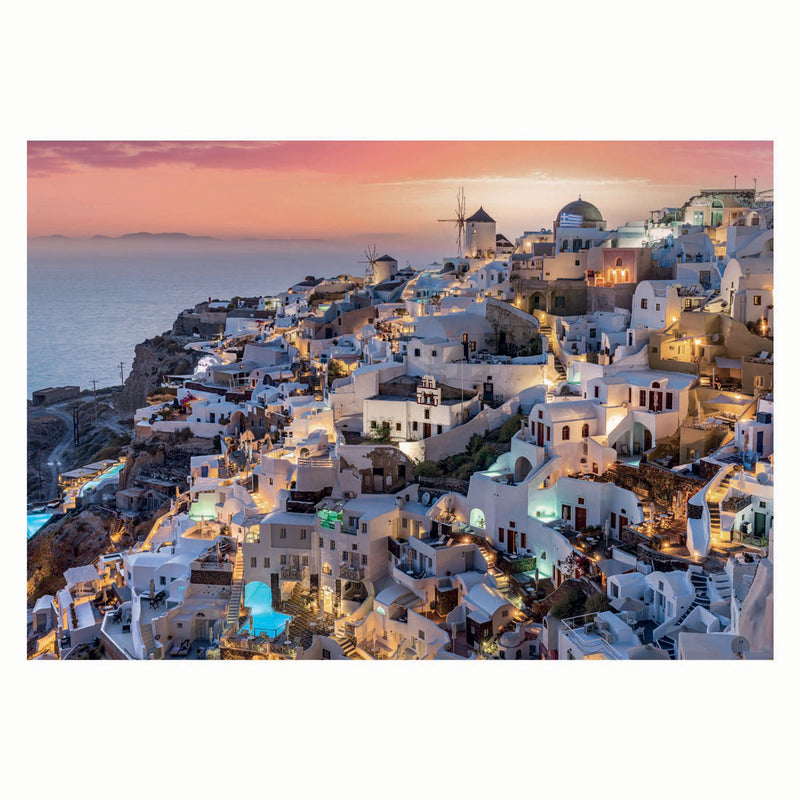Load image into Gallery viewer, Clementoni legpuzzel tinten van santorini, 1000st.