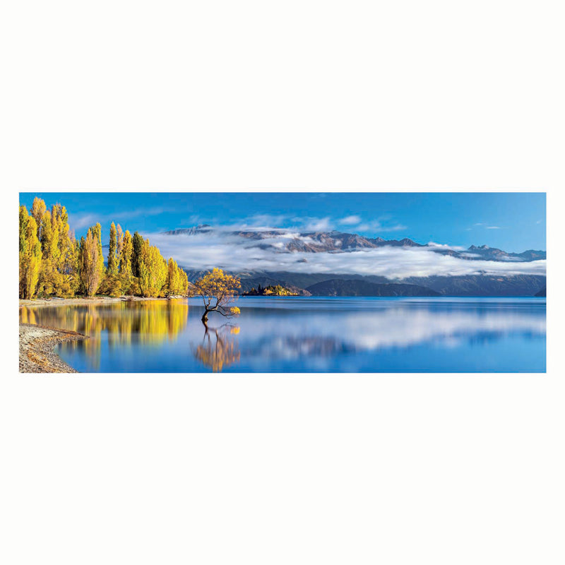 Load image into Gallery viewer, Clementoni panoramapuzzel wanaka's gouden weerspiegelingen, 1000st.