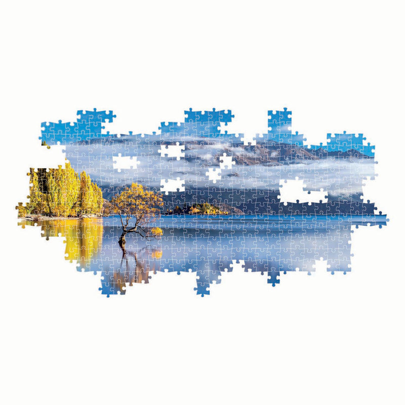 Load image into Gallery viewer, Clementoni panoramapuzzel wanaka's gouden weerspiegelingen, 1000st.