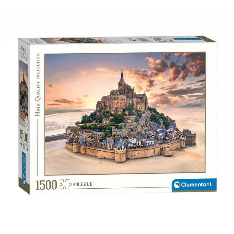 Load image into Gallery viewer, Clementoni legpuzzel mont saint-michel, 1500st.
