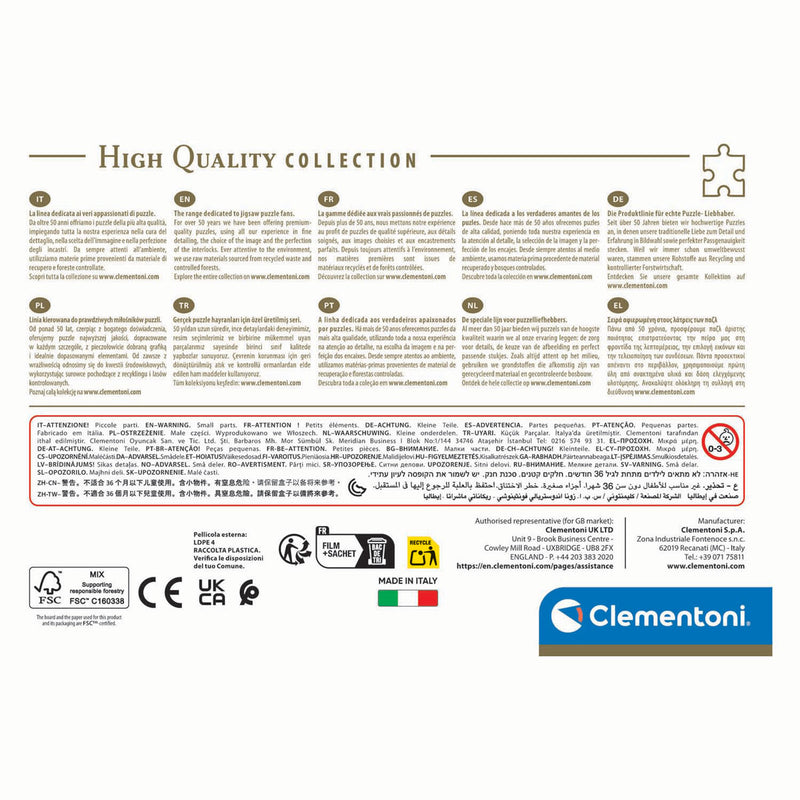 Load image into Gallery viewer, Clementoni legpuzzel compact colorboom trap, 500st.