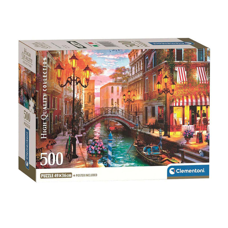 Load image into Gallery viewer, Clementoni legpuzzel zonsondergang venetië, 500st.
