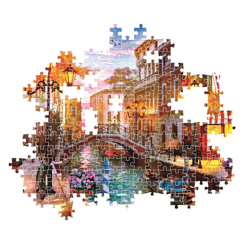 Load image into Gallery viewer, Clementoni - puzzel - 500 stukjes - zonsondergang over venetiã« - puzzel voor volwassenen - high quality collection
