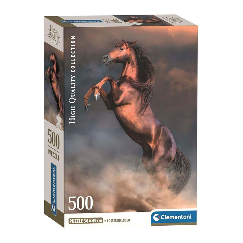 Load image into Gallery viewer, Clementoni legpuzzel wild red stallion, 500st.