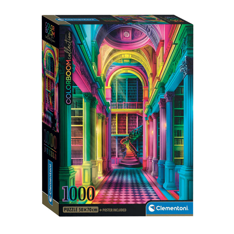 Load image into Gallery viewer, Clementoni legpuzzel colorboom athenaeum, 1000st.