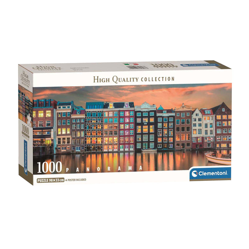 Load image into Gallery viewer, Clementoni legpuzzel bright amsterdam, 1000st.