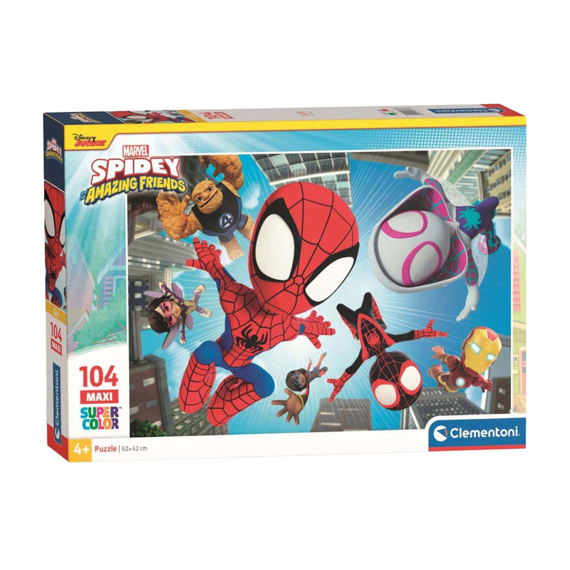 Load image into Gallery viewer, Clementoni legpuzzel maxi spidey and his amazing, 104st.