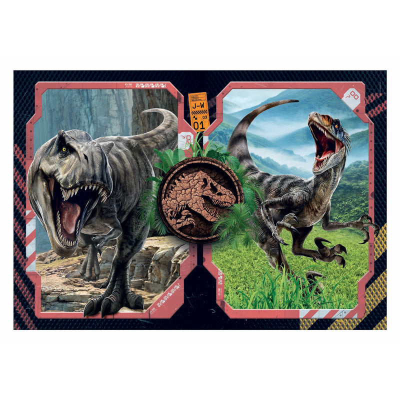 Load image into Gallery viewer, Clementoni puzzel jurassic world, 2x60st.