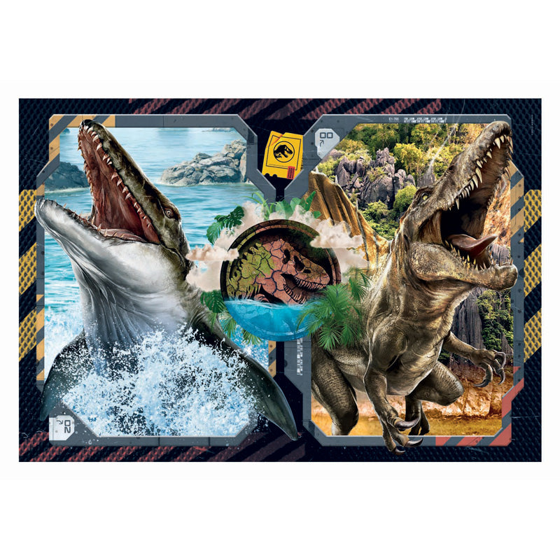 Load image into Gallery viewer, Clementoni puzzel jurassic world, 2x60st.