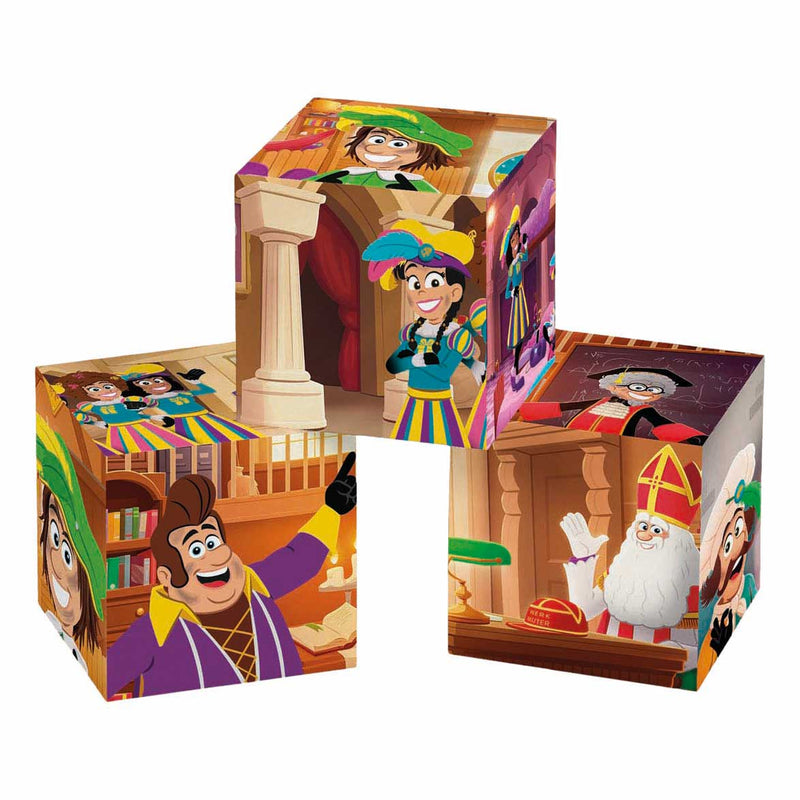 Load image into Gallery viewer, Clementoni blokkenpuzzel sinterklaas - 12st.
