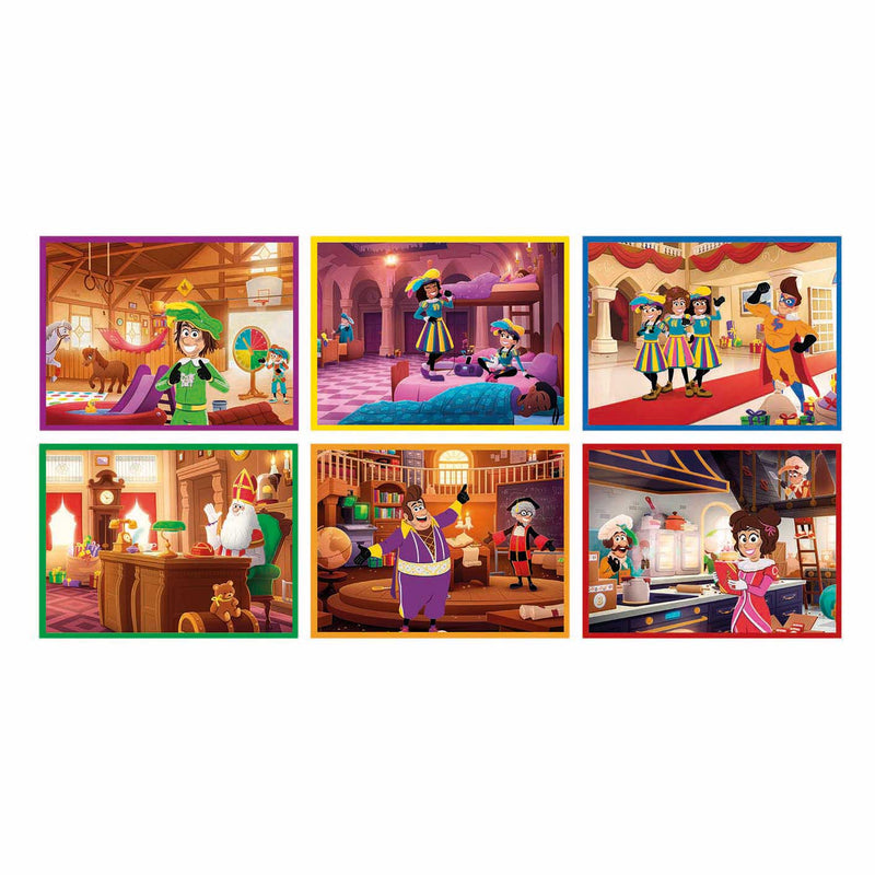 Afbeelding laden in galerijviewer, Clementoni blokkenpuzzel sinterklaas - 12st.