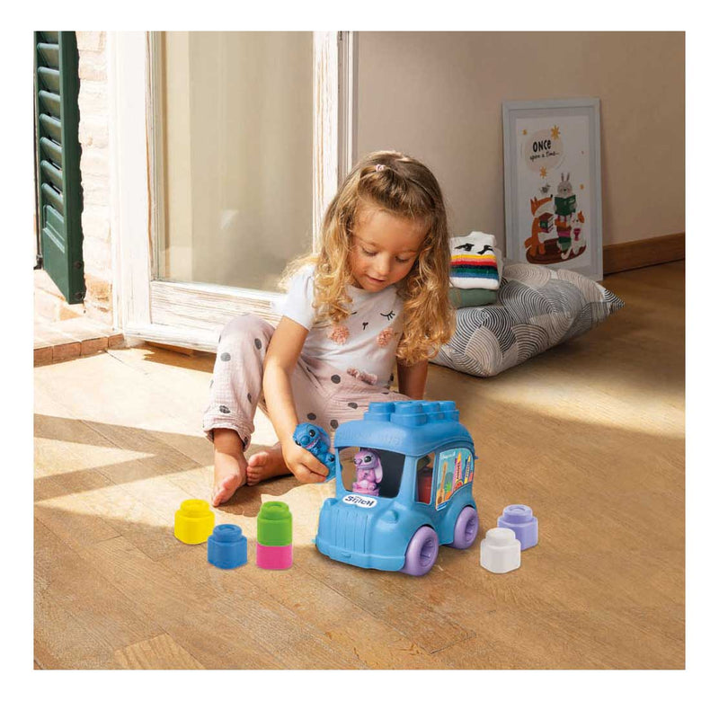 Load image into Gallery viewer, Clementoni soft clemmy stitch schoolbus