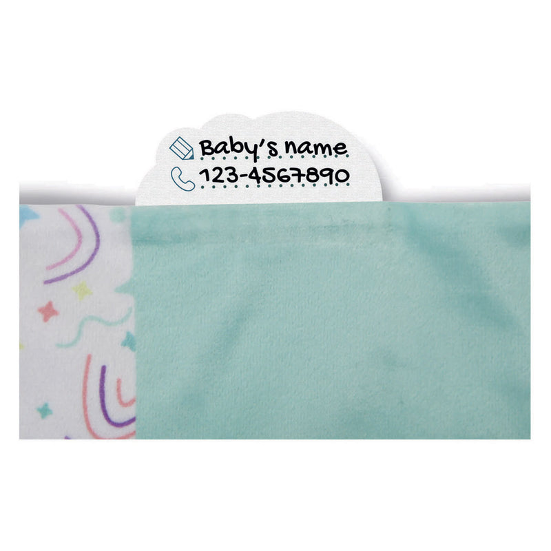 Load image into Gallery viewer, Clementoni knuffeldoekje muis soft cuddles - knuffeldoek met strikjes - wasbaar kraamcadeau jongen of meisje - baby comforter vanaf 0 maanden