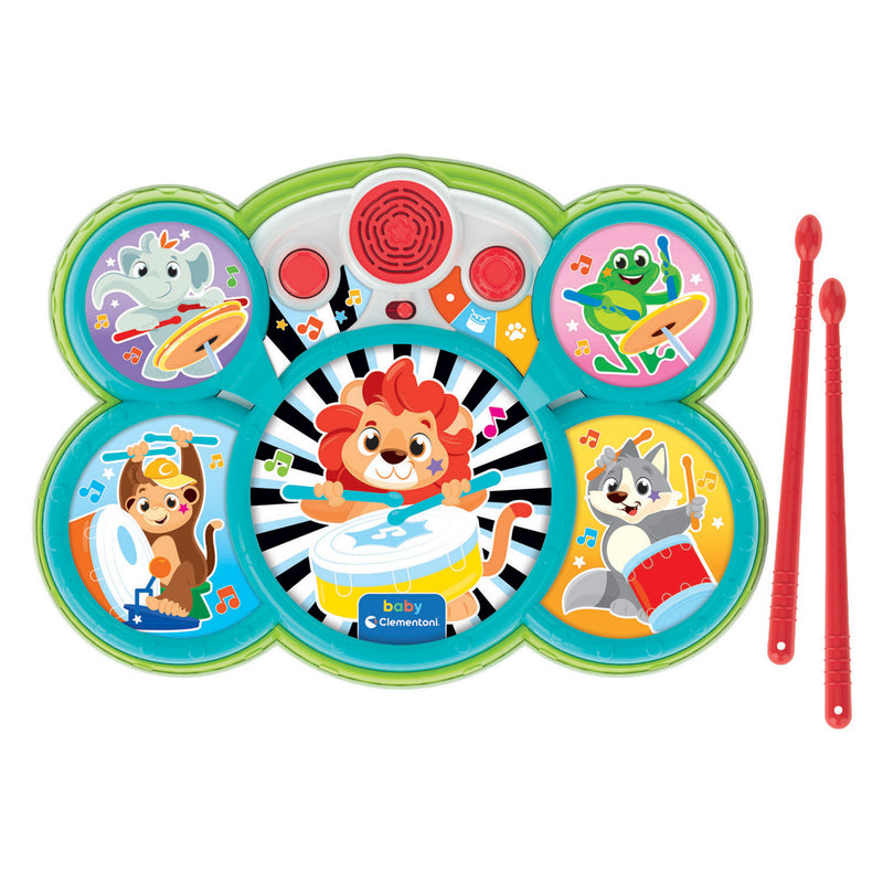 Afbeelding laden in galerijviewer, Clementoni baby drumset dieren