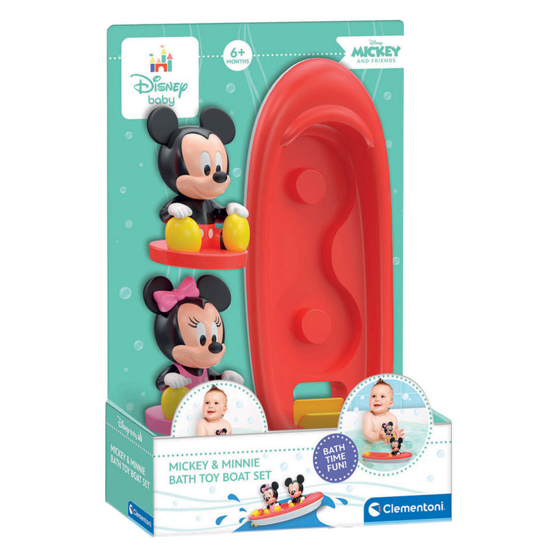 Afbeelding laden in galerijviewer, Clementoni baby baby badspeelgoed bootje mickey minnie