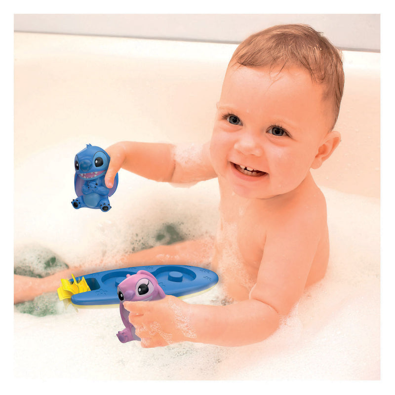 Afbeelding laden in galerijviewer, Clementoni disney baby stitch angel badspeelgoed - waterspeelgoed baby surf set - badspeeltjes - speelgoed voor in bad vanaf 6 maanden