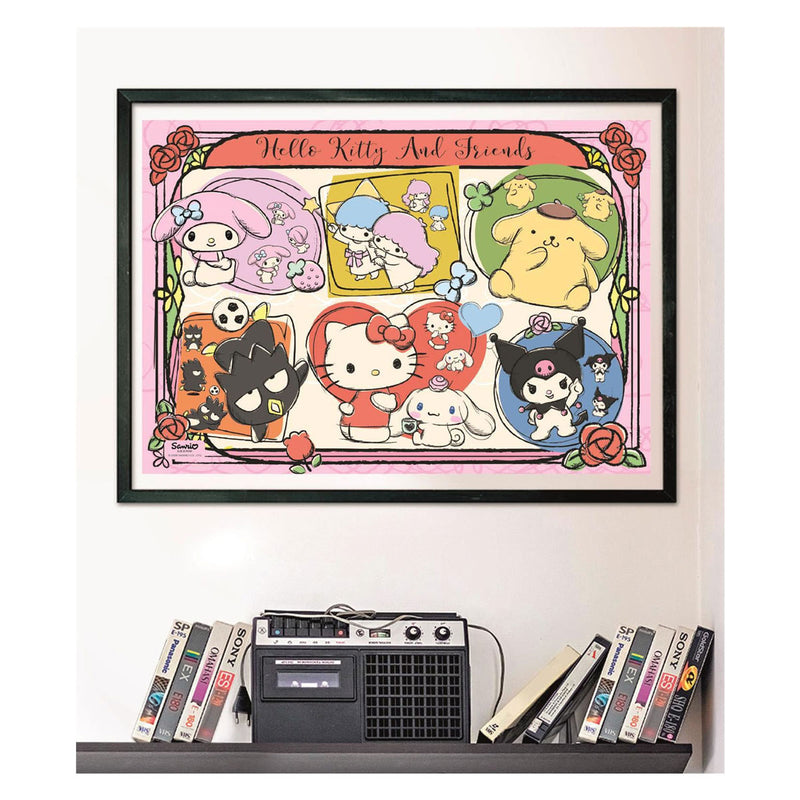 Load image into Gallery viewer, Clementoni legpuzzel hello kitty and friends - 1000st.